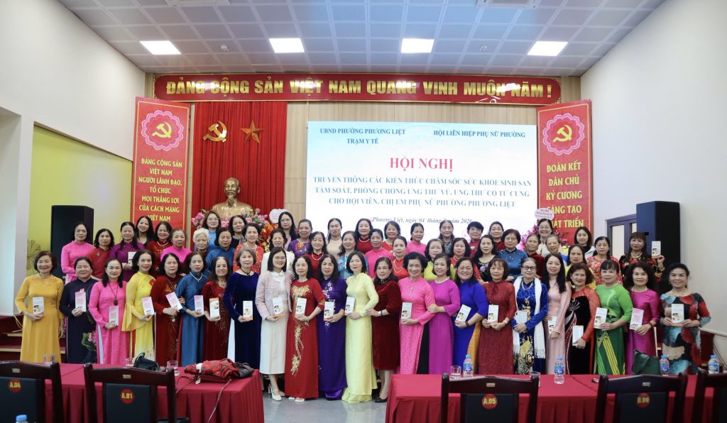 PHƯỜNG PHƯƠNG LIỆT: TĂNG CƯỜNG PHỐI HỢP LIÊN NGÀNH TRONG TRUYỀN THÔNG CHĂM SÓC SỨC KHỎE PHỤ NỮ